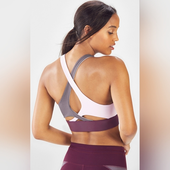 Fabletics No-Bounce Color Block Sports Bra Size Medium - Picture 2 of 6